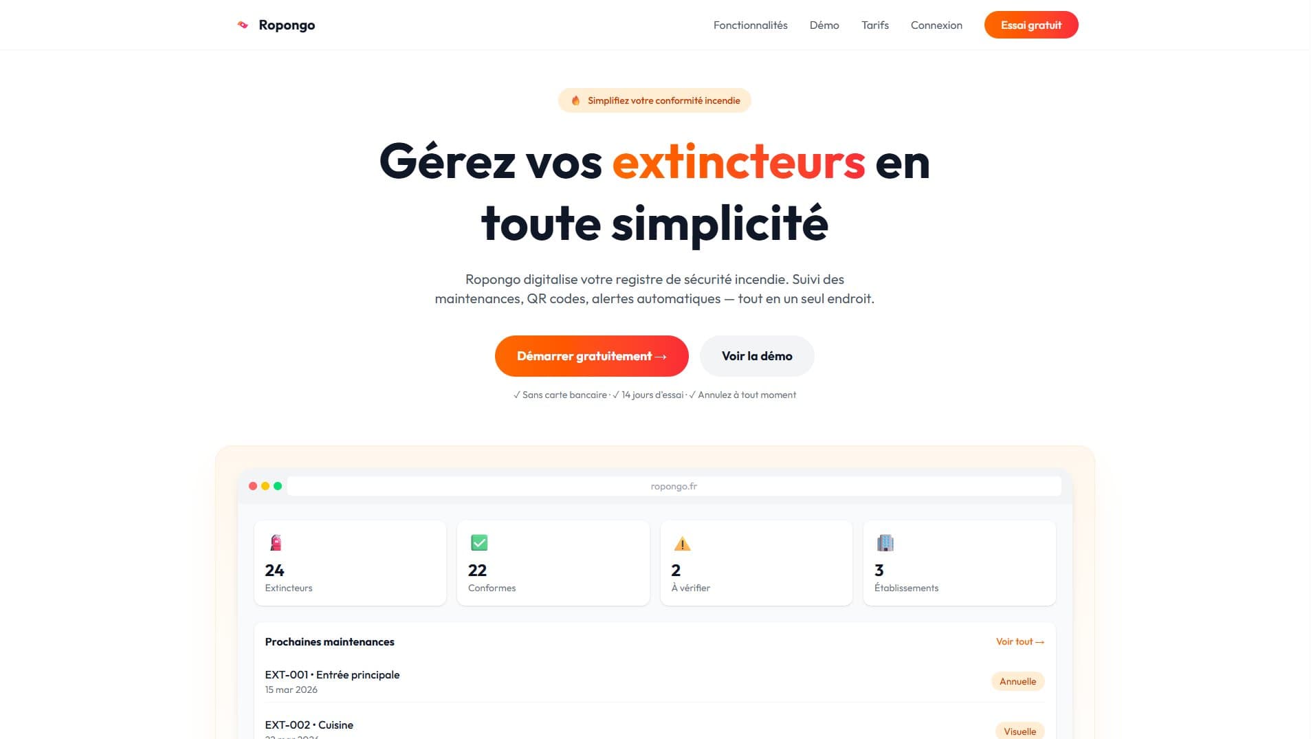 Capture d'écran — Ropongo